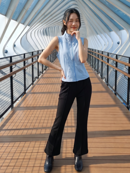 NRC High Waist Flare Elastic Pants
