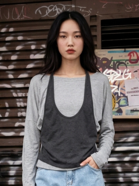 JR NRC Off Shouder And Halter Combi Tee
