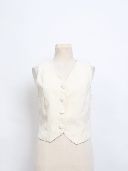 SMARTEN ROSE EMBOSS VEST