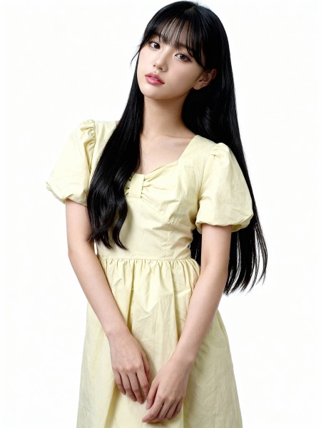 Emma Ribbon Front Mini Dress