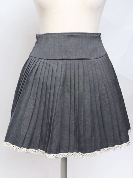 DITOX Lace Edge Pleats Skort
