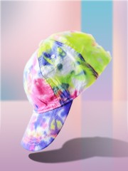 Bird Tropical Colour Tie Dye Baseball Cap