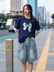 NRC Denim Bermudas Cargo