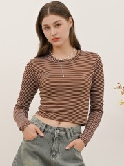 SEA CORE Horizontal Line Print Tee