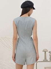SMARTEN WAIST CUT OUT PLAYSUIT