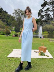 PG Maxi Poplin Dress