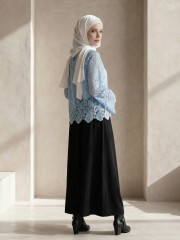 EID Lyana High Neck Full Eyelet Embroidery Top