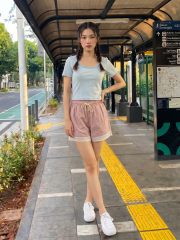 JR CORE NRC Lace Edge Casual Short