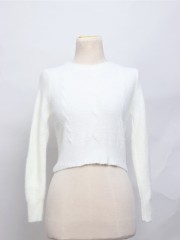 SEA Mia Knit Crop Long Sleeves Tee