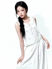 Felicity 2pcs Set Embroidery Top And Skirt