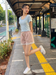 JR CORE NRC Lace Edge Casual Short