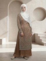 ELITE Aulia Pull Up Sleeves Embroidery Gamis