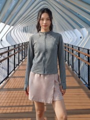 JR NRC Collarless Zip Up Jacket