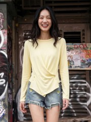 JR NRC Crew Neck Long Sleeves Tee