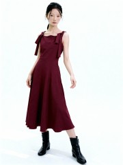 Zohara Wave Neckline Dress