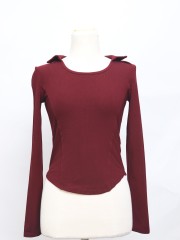 CORE DITOX Collar Long Sleeves Tee
