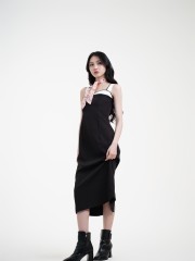 SMARTEN Corset Midi Dress