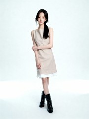 Ashley Pleats Accent Mini Dress