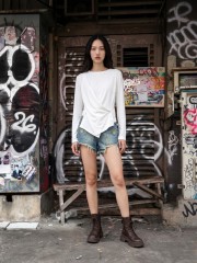 JR NRC Crew Neck Long Sleeves Tee