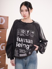 DITOX HUMAN BEING Washed Oversize Sweater