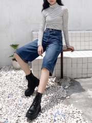 PG Dark Denim Washed Jorts