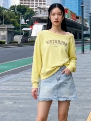 JR NRC Ruffles Pocket Light Denim Mini Skort