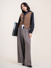 SMARTEN ROSE EMBOSS VEST