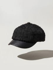 Paris Textured Tweed Golf Cap
