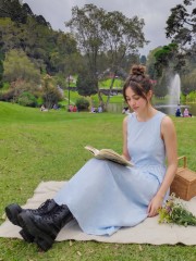 PG Maxi Poplin Dress
