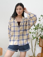 Peyton Pastel Checkered Shirt