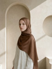 EID Collar Tie Maxi Embroidery Dress