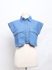 DITOX Rhina Utility Denim Top