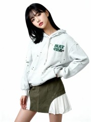 CNY Pleats Skort Combi