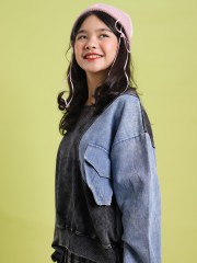 JR DITOX Washed Combi Sweater