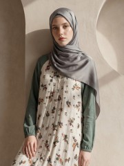 ELITE EID Asih Flower Print Gamis