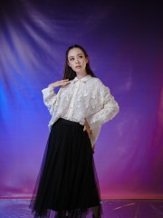 WW ELITE Ziya 3D Leaves Embroidery Shirt