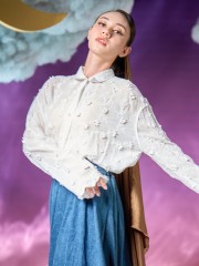 WW Nora 3D Flower Shirt