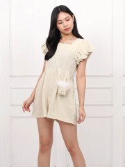 BTC Mia Bubbles Sleeves Playsuit