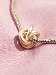 Gold Plated Knot Necklace