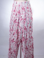 ELITE EID4 Arifah Flower Paint Pleats Pants