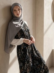 ELITE EID Asih Flower Print Gamis