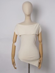 SMARTEN HANNA KNIT SIDE RUNCH TOP