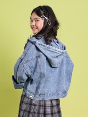 JR DITOX Alexa Hoodie Denim Jacket