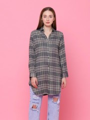 Long Shirt Chekered