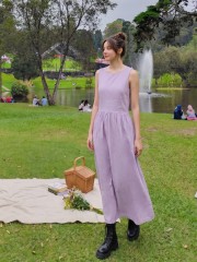 PG Maxi Poplin Dress