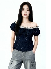 JR Noelle Polka Top FREE Scrunchie