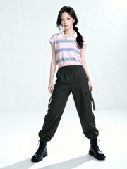 JR Ember Elastic Waist Cargo Pants