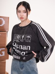 DITOX HUMAN BEING Washed Oversize Sweater
