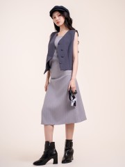 SMARTEN STRIPES TUBE DRESS