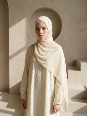 EID Diamond Eyelet Embroidery Dress